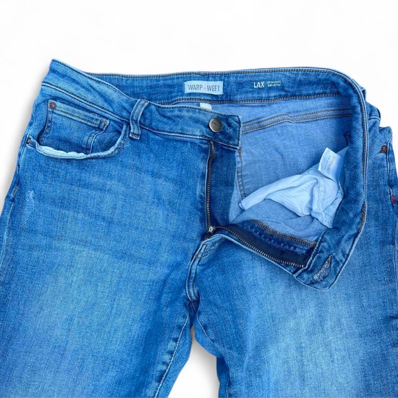 Warp + Weft LAX Los Angeles Girlfriend skinny jeans Size 32 - Picture 3 of 8